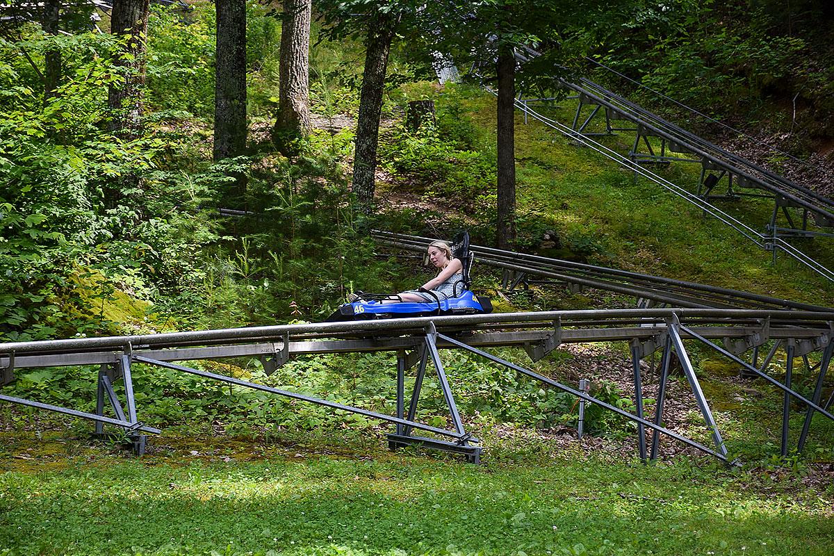Family enjoying fun stops and attractions during a Pigeon Forge vacation