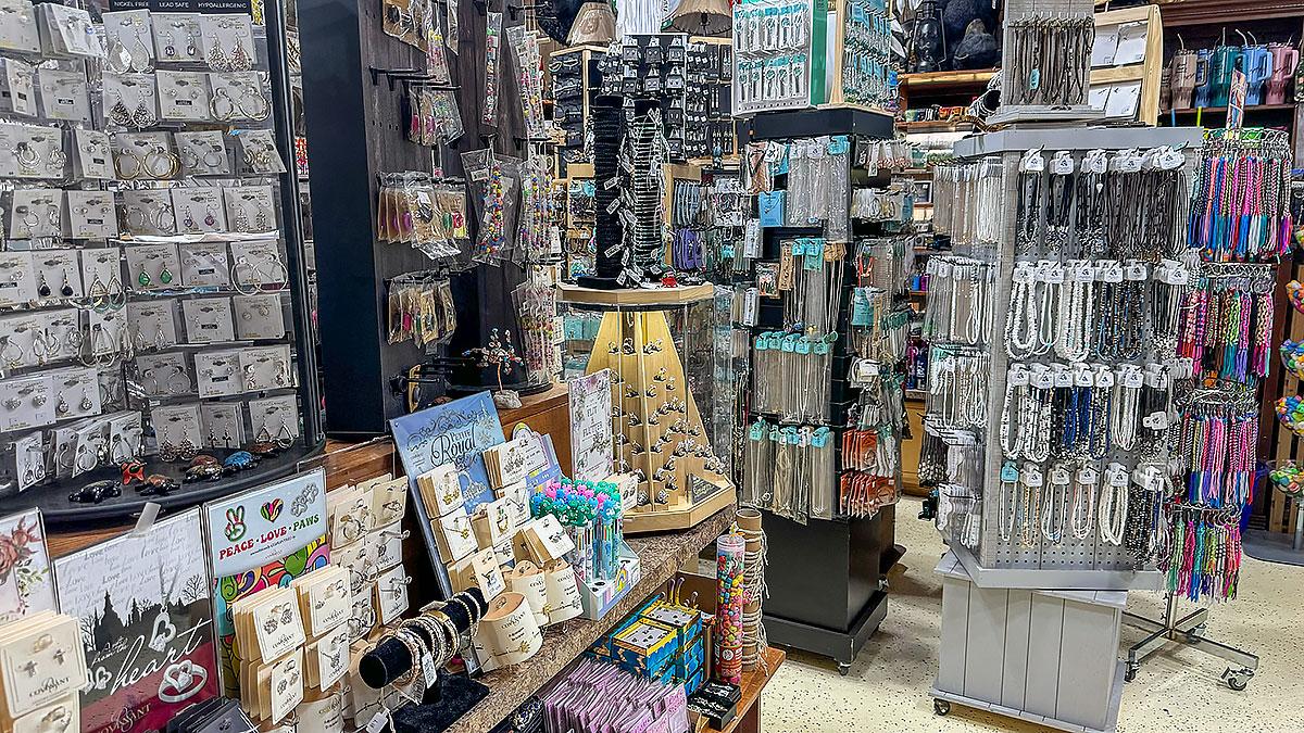Family visiting Goats on the Roof of the Smoky Mountains in Wears Valley Tennessee